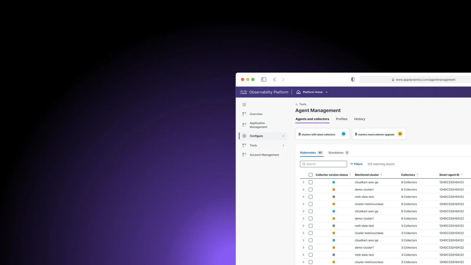 Agent Management on Cisco Observability Platform